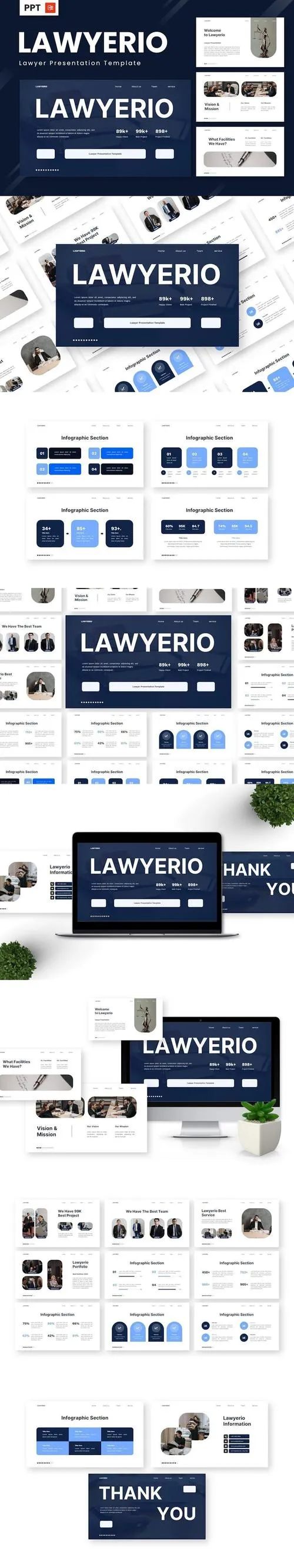 Lawyerio - Lawyer Powerpoint Templates