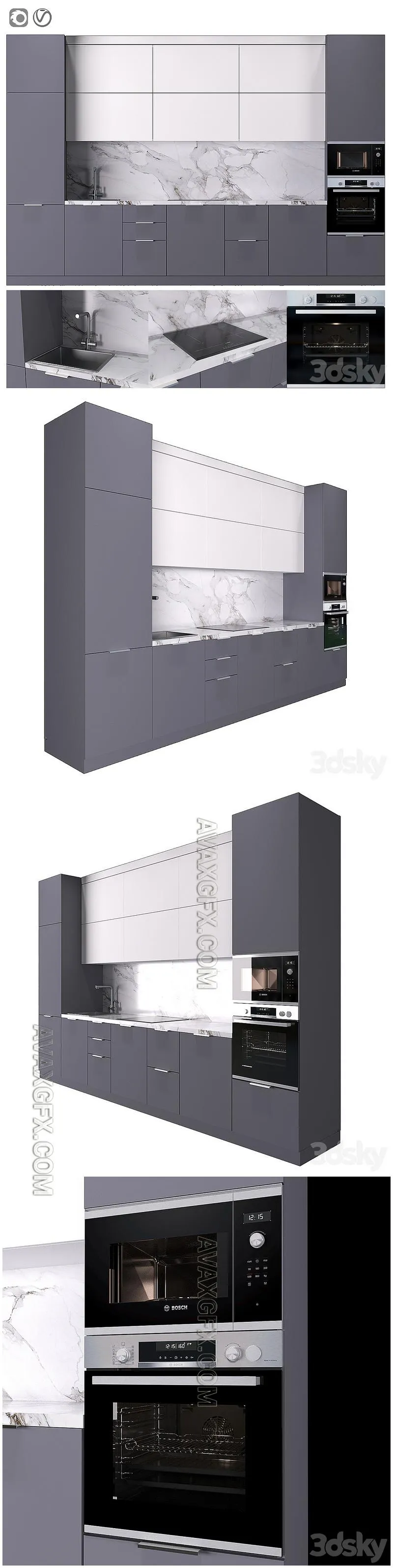 Kitchen 17 - 3D Model