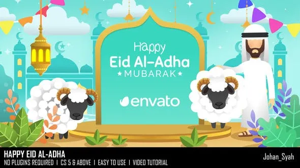 Happy Eid Al-Adha 52314496 Videohive