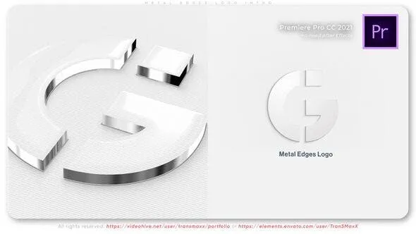 Metal Edges Logo Intro 52205851 Videohive