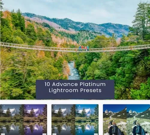 10 Advance Platinum Lightroom Presets - Z6Q9L6Z