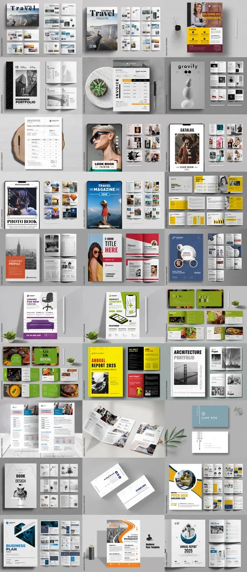 30 Indesign Templates Bundle 28