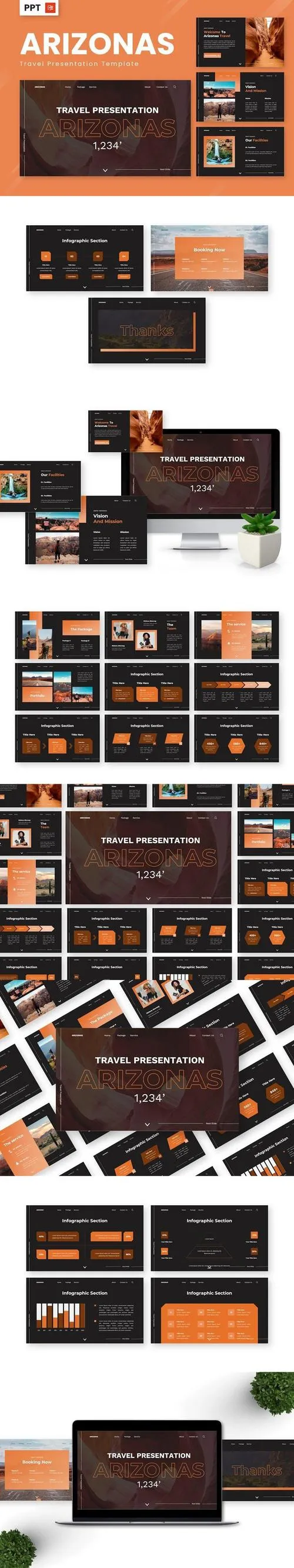 Arizonas - Travel Powerpoint Templates