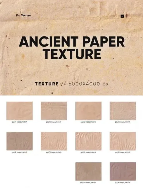 10 Ancient Paper Texture HQ - 95105718