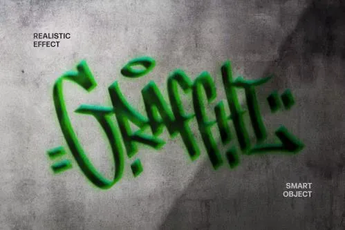 TAG Graffiti Mockup - 92550124