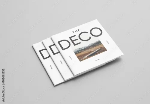 Adobestock - Square Magazines Mockup 783081832