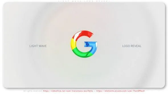 Light Wave Logo Reveal 52109464 Videohive