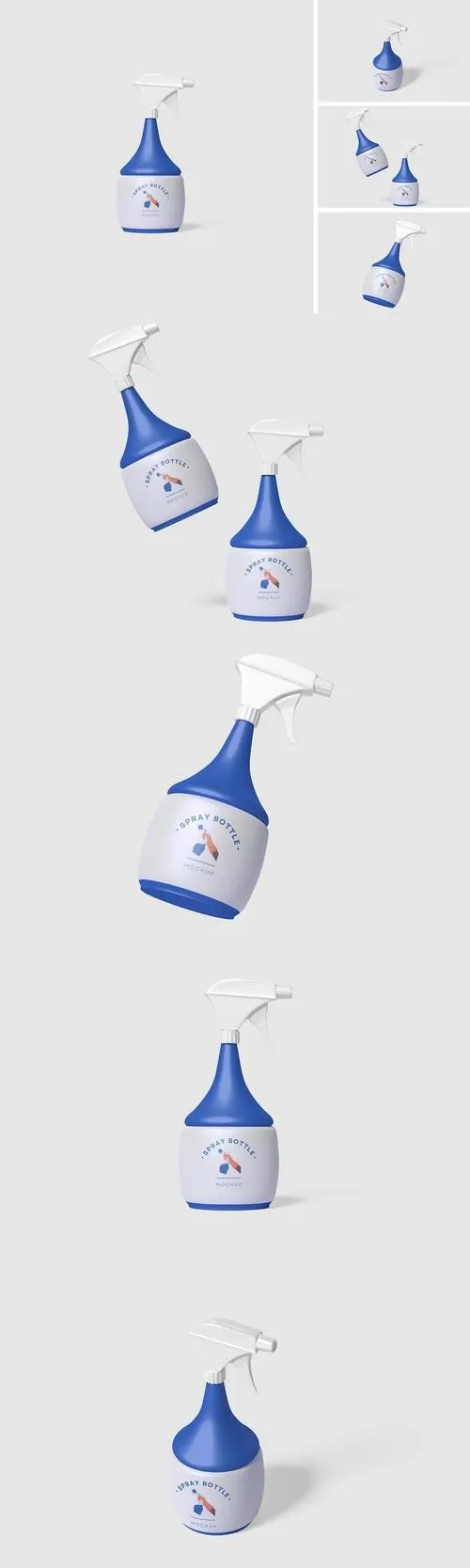 Spray Bottle Mockup