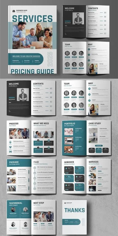 Services and Pricing Guide Brochure