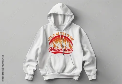 Hoodie Mockup. Ai Generative 800477463