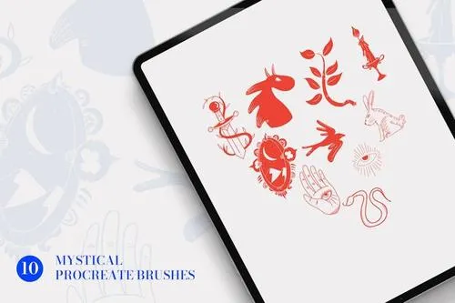 Mystical Procreate Brushes