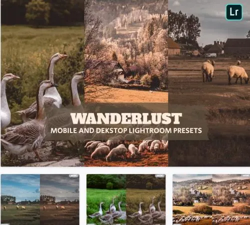 Wanderlust Lightroom Presets Dekstop and Mobile - LH8GUX6