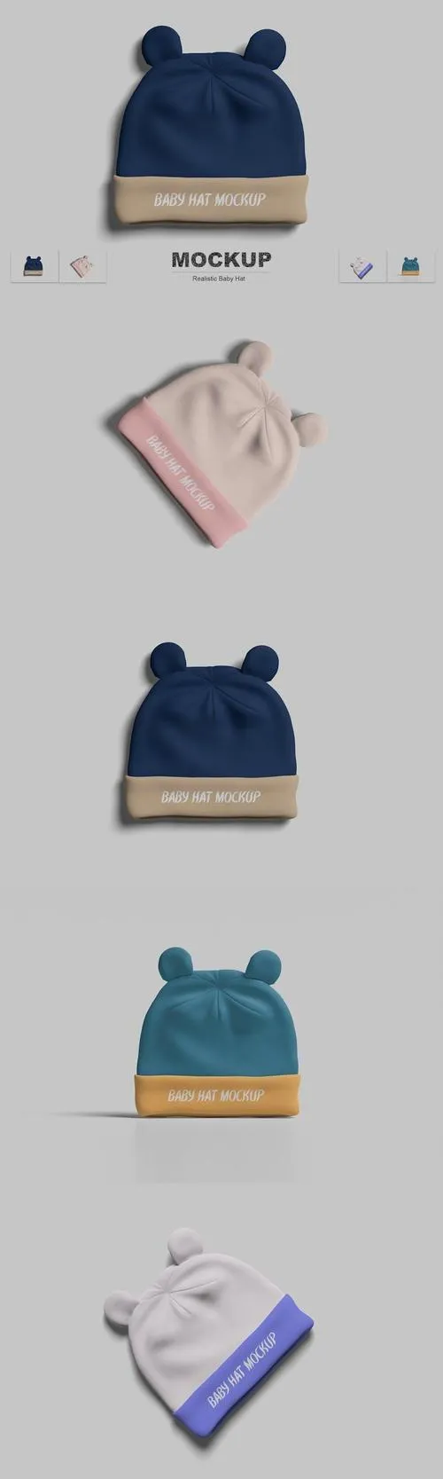 Baby Hat Mockup