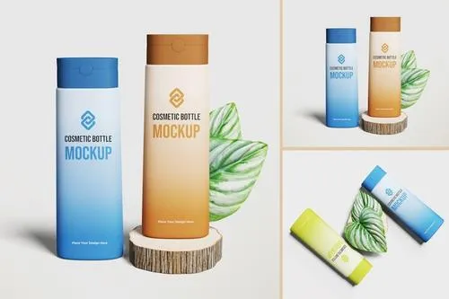 Cosmetic Bottle Mockup