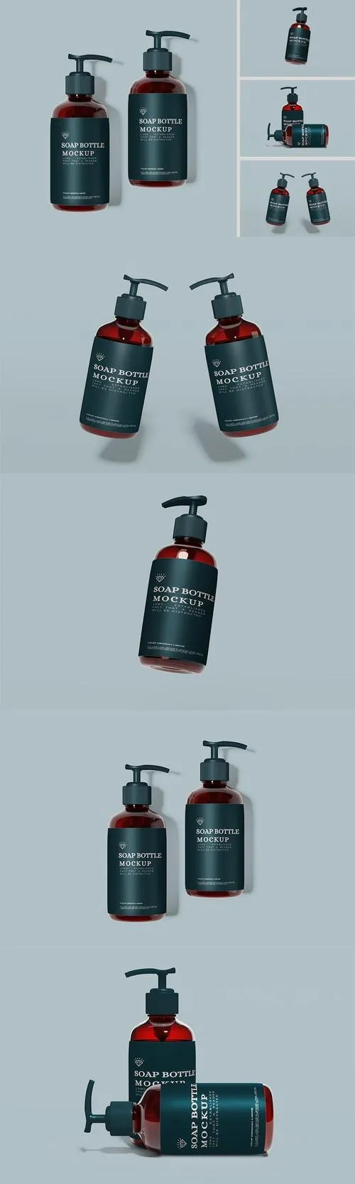 Soap Bottle Mockup