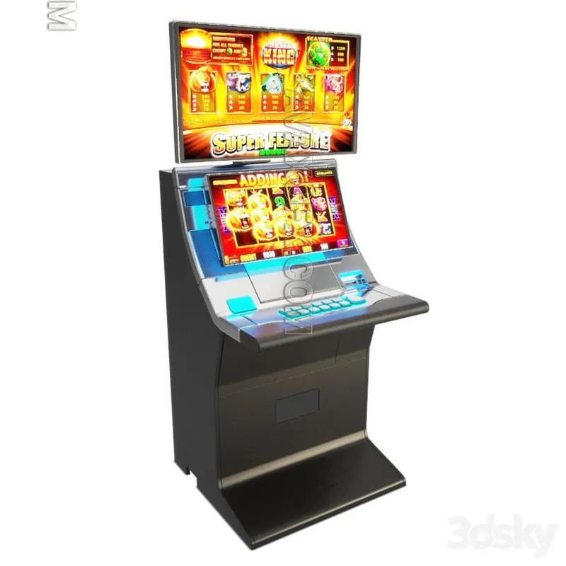 Slot Machine Helix Super Screen - 3D Model