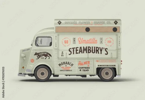 Adobestock - Food Truck Mockup 783076113