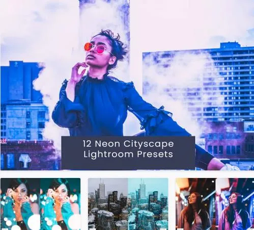 12 Neon Cityscape Lightroom Presets - GAY2TEB