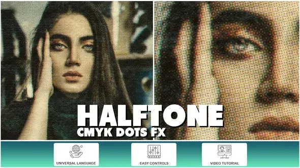 Halftone CMYK Dots FX 52082958 Videohive