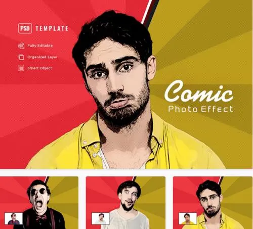 Comic Photo Effect - F2KXP9F