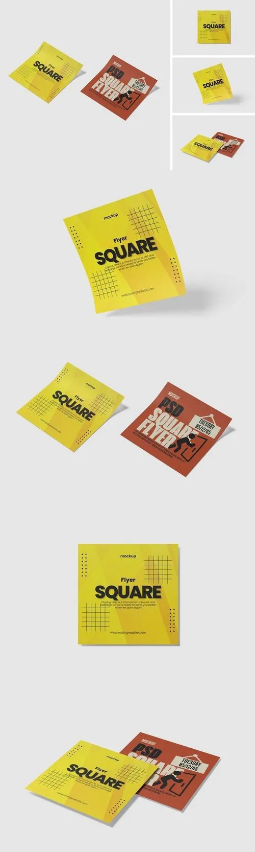 Square Flyer Mockup