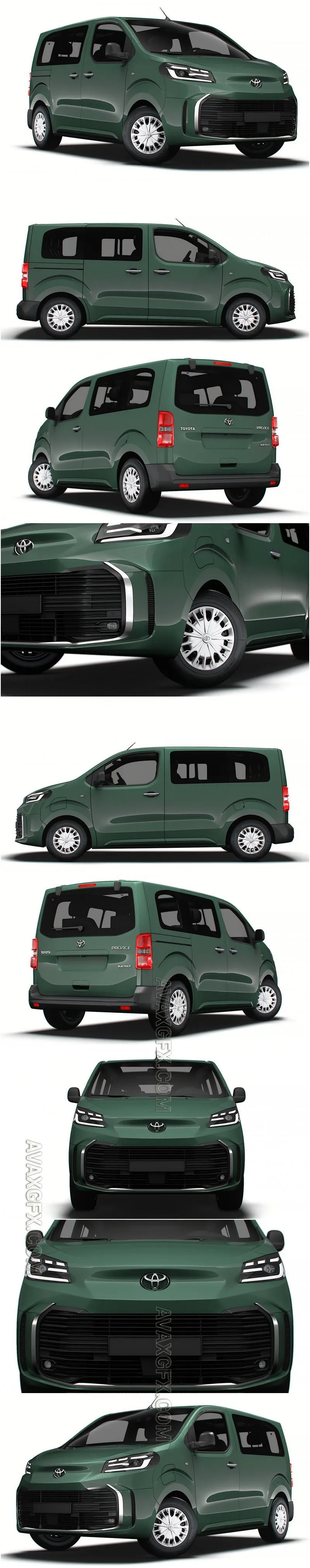 Toyota ProACE Verso Electric Compact 2024 - 3D Model MAX