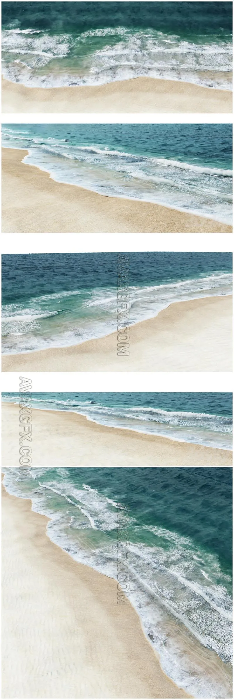 Beach waves - 3D Model