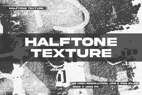 Halftone Texture Background - E66S2WH