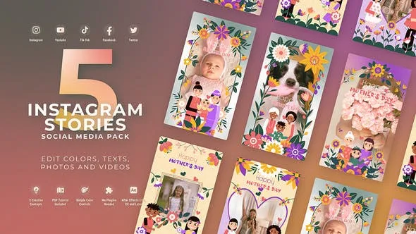 Mothers Day Instagram Stories 52090609 Videohive