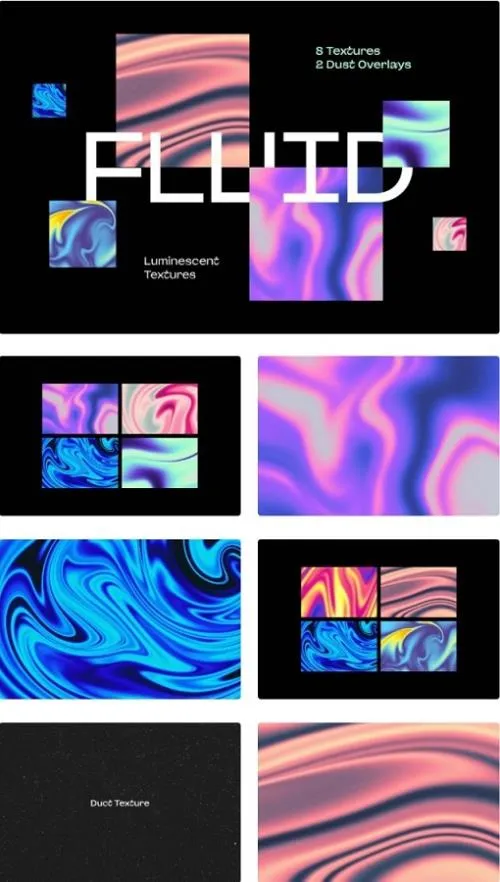 Fluid Gradient Background Textures