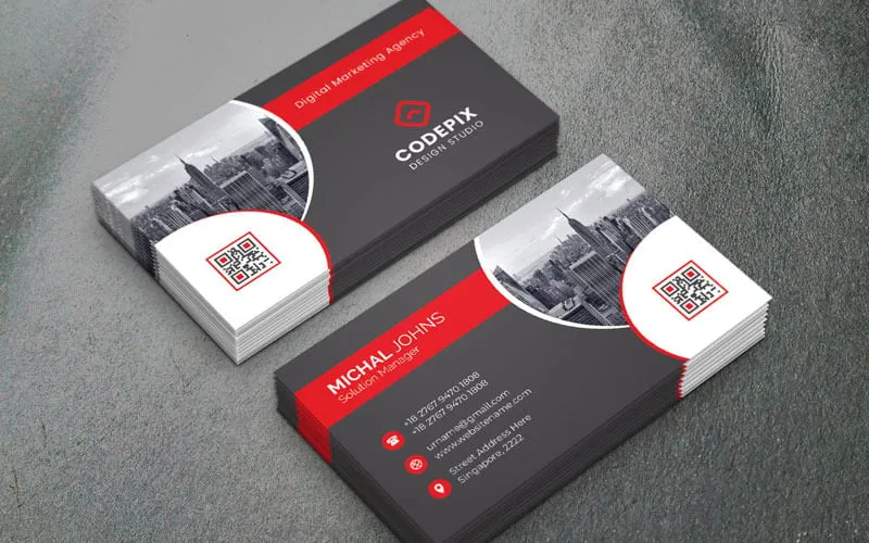 Business Card Templates Corporate Identity Template v132 PSD