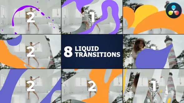 Liquid Transitions | DaVinci Resolve 51933026 Videohive