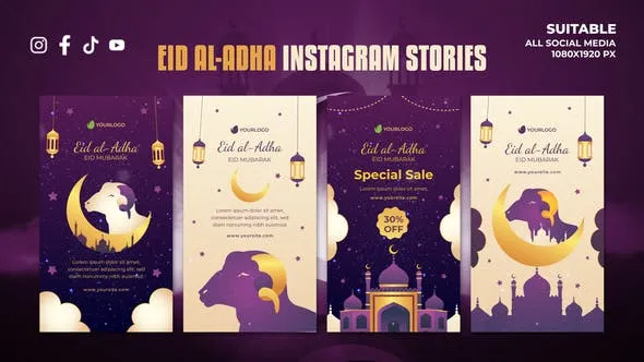 Eid al-Adha Instagram Stories | Eid Celebration Stories 52159014 Videohive