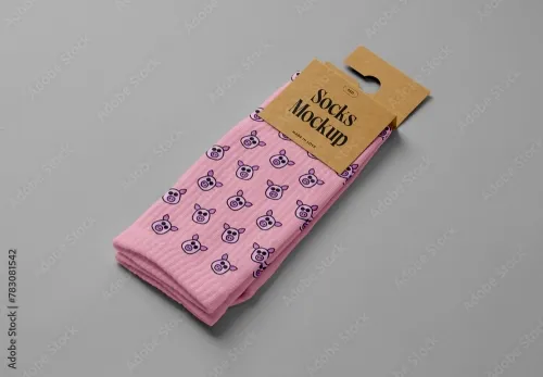 Adobestock - Socks Mockup 783081542