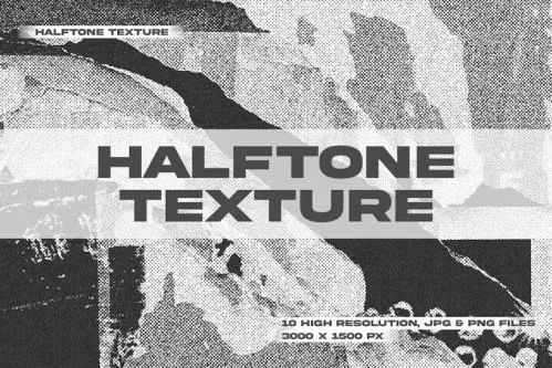 Halftone Texture Background - 75XJKRB