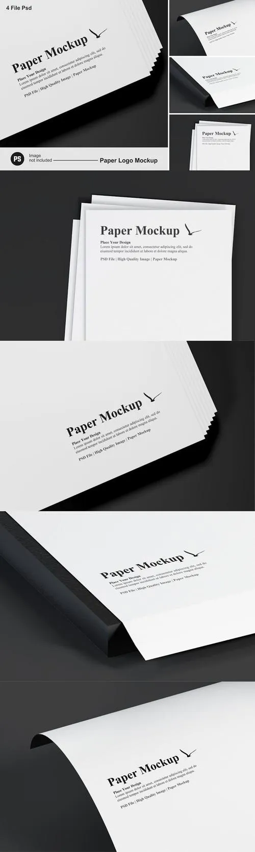 Paper Logo Mockup