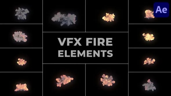 VFX Fire Elements for After Effects 52105946 Videohive