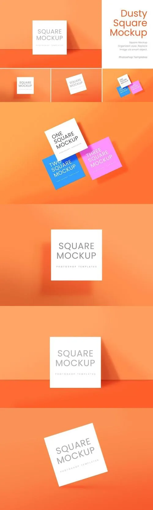 Dusty Square Mockup