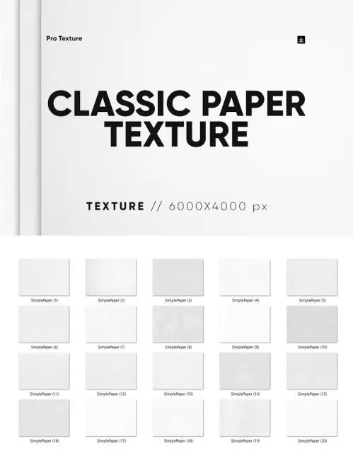 20 Classic Paper Textures HQ - UMMLPYL