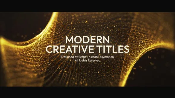 Modern Creative Titles 50781315 Videohive