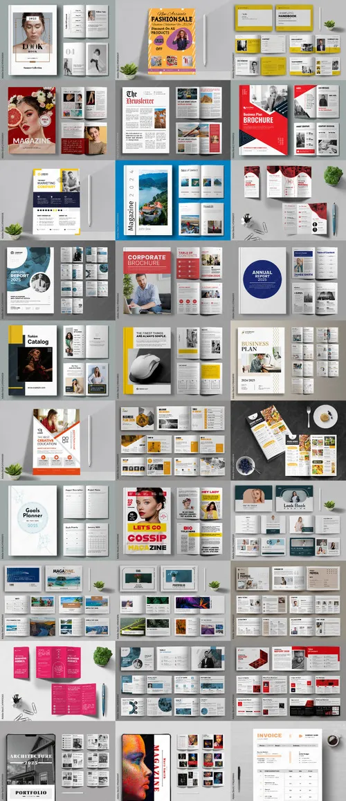 30 Indesign Templates Bundle 22