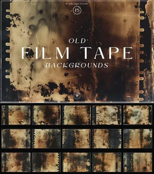 Old Film Tape Backgounds - L5497VQ