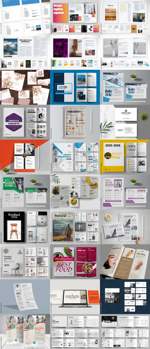 30 Indesign Templates Bundle 31