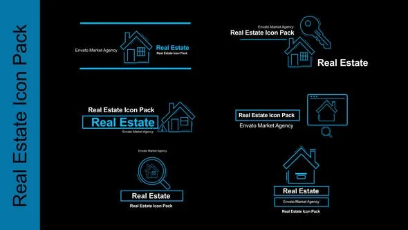 Real Estate Icon Pack 52079346 Videohive