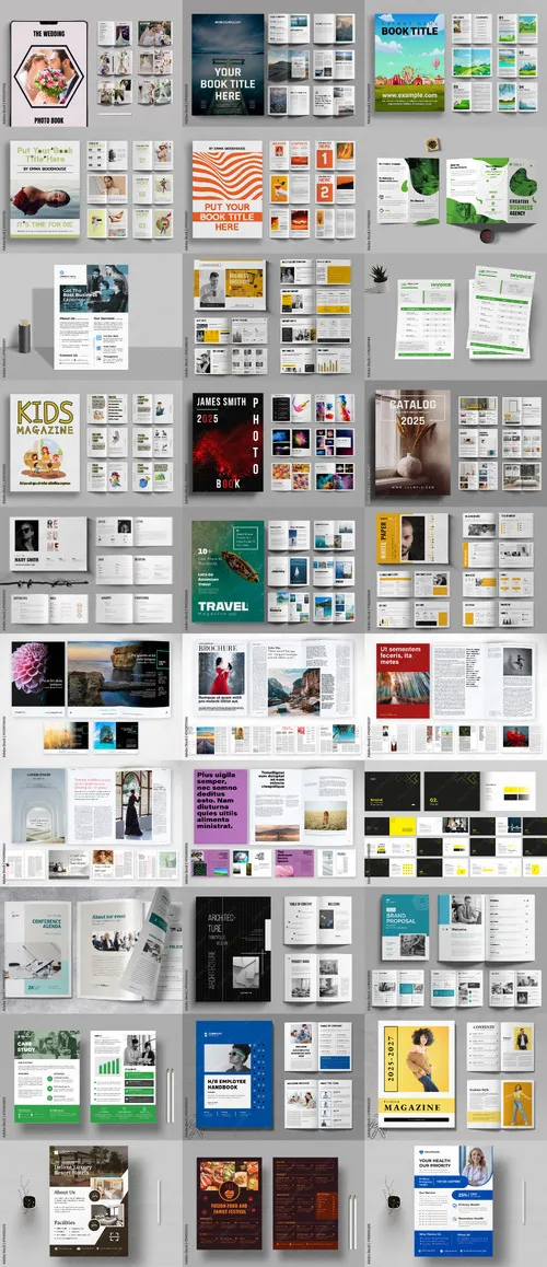 30 Indesign Templates Bundle 23