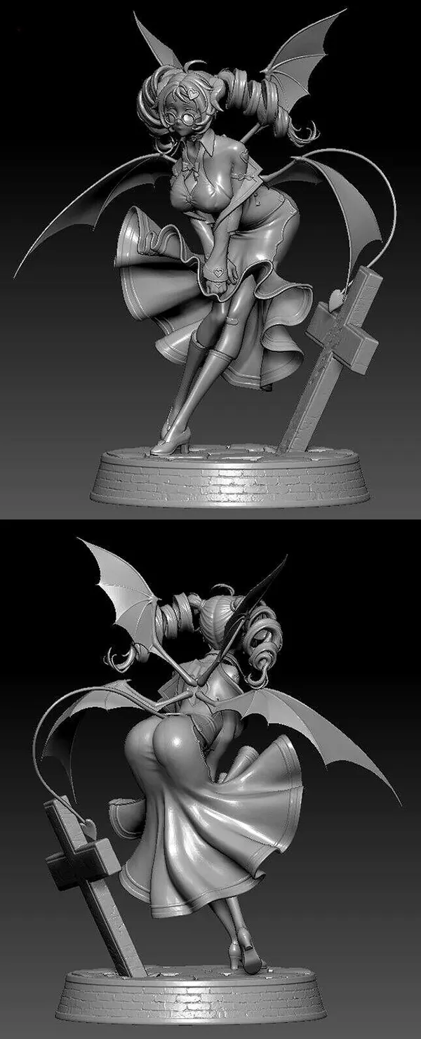 Anime Lilith Demon – 3D Print