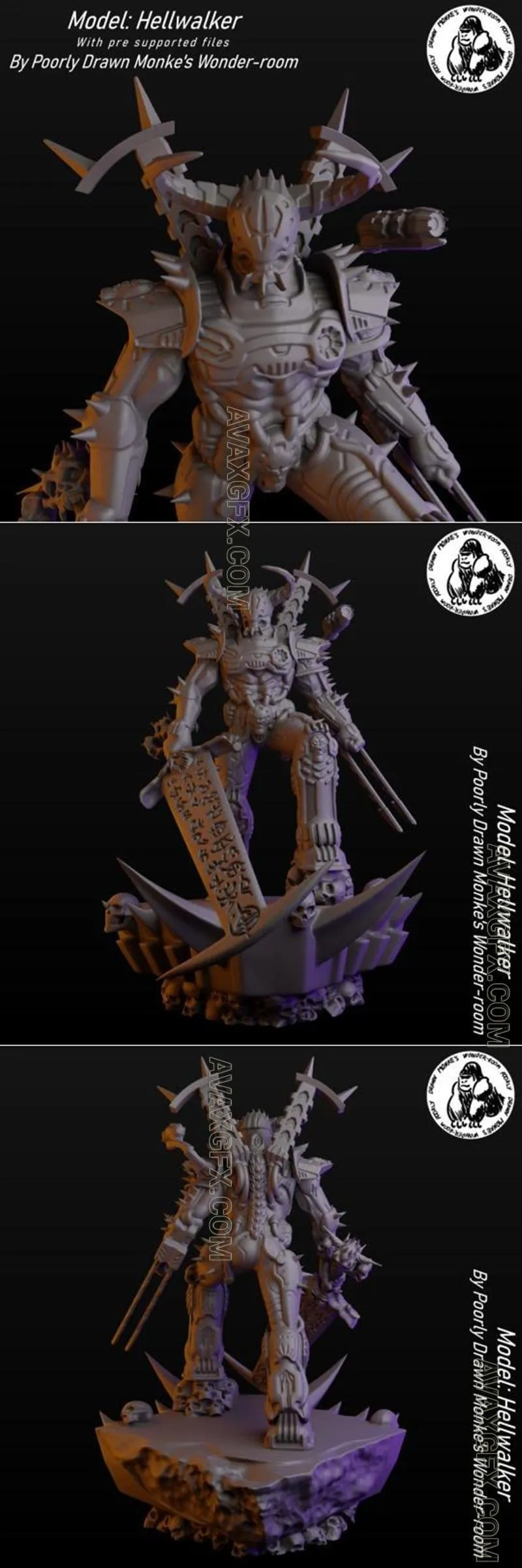 Hellwalker - STL 3D Model