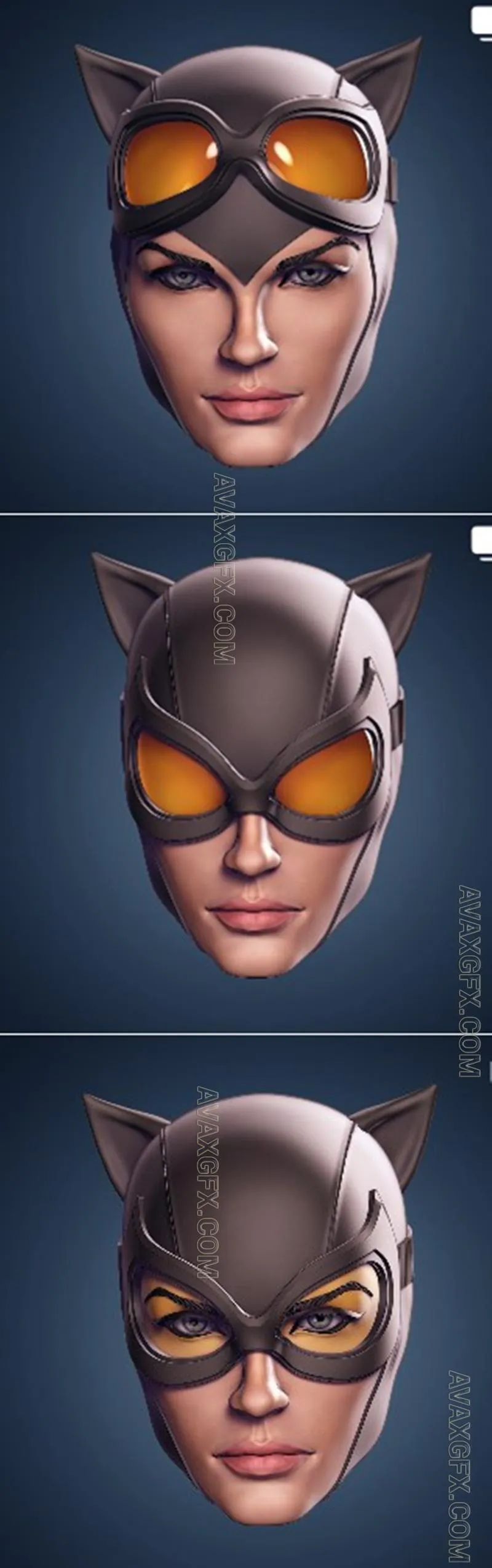 Catwoman Comic - STL 3D Model
