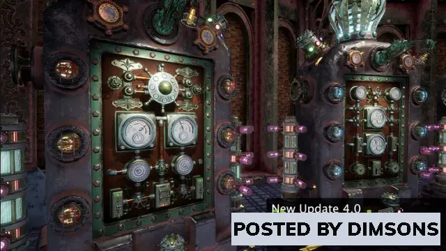 Unreal Engine Environments Cyber Steampunk Museum v4.24+