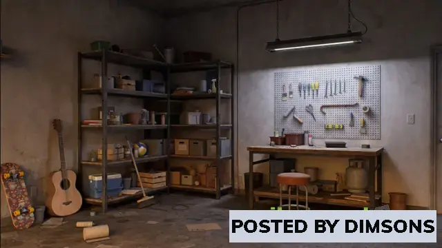 Unreal Engine Environments Garage Pack v5.1+